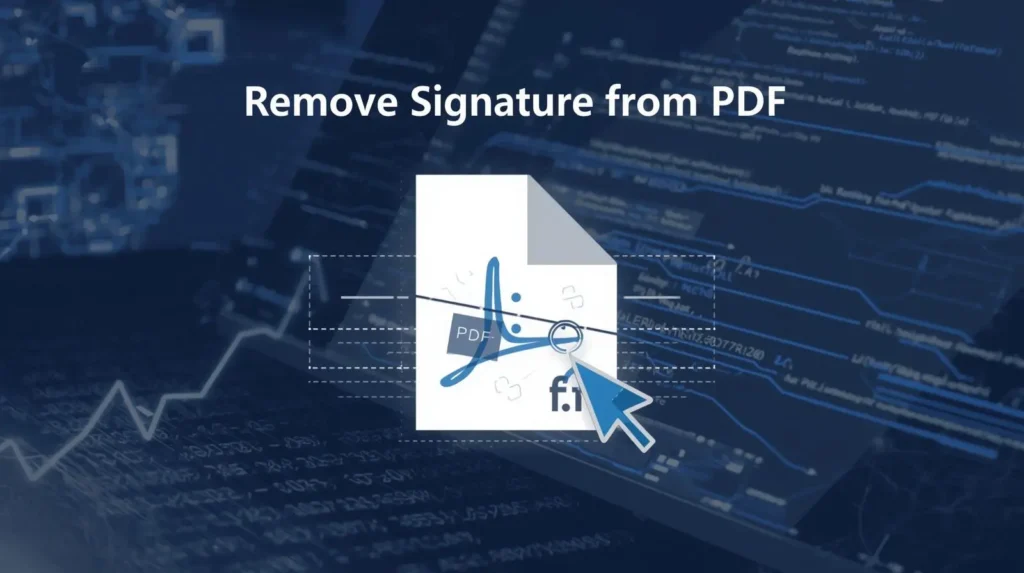 Remove Signature from PDF