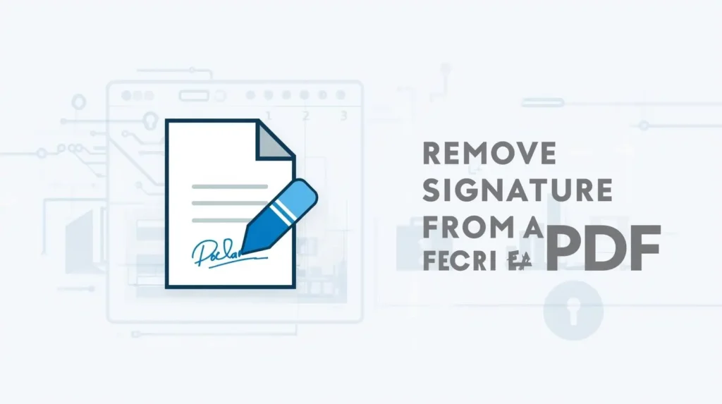 Remove Signature from PDF