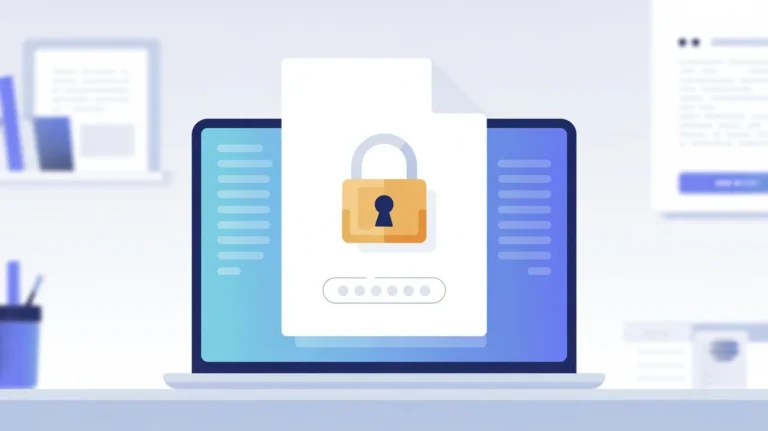 how to protect a pdf with a password