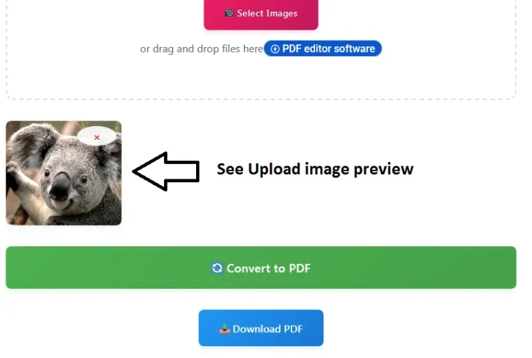 Free JPEG to pdf